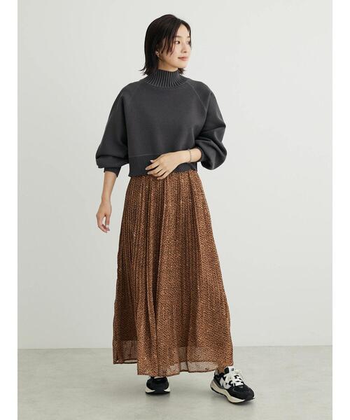 「KBF」 長袖ニット FREE チャコールグレー レディース_画像3