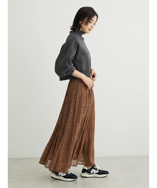 「KBF」 長袖ニット FREE チャコールグレー レディース_画像4