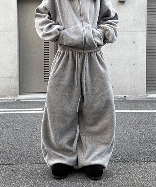 YACA（ヤーカ） スウェットパンツ ジャージ Fleece Over Wide Pants