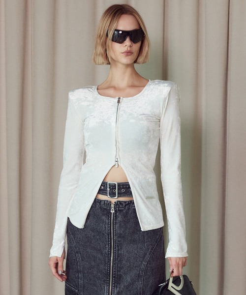 「PRANK PROJECT」 カーディガン FREE ブルー レディース_画像2