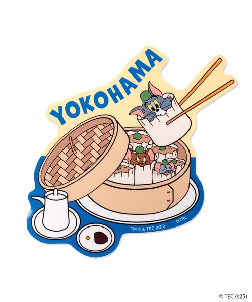 ステッカー 「公式」トムとジェリー ご当地横浜ステッカー : ZOZOTOWN