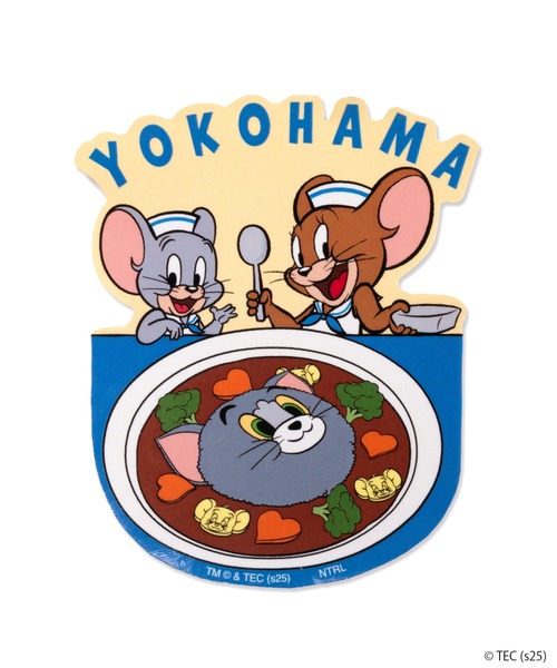 ステッカー 「公式」トムとジェリー ご当地横浜ステッカー : ZOZOTOWN