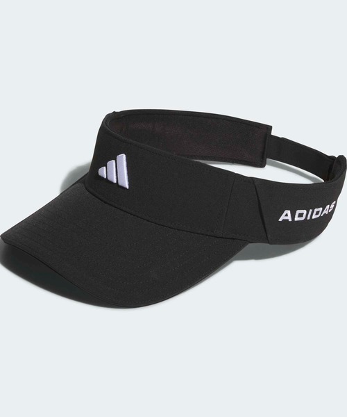 ADIDAS ゴルフウェア上下セットにサンバイザー adidas（アディダス） サンバイザー ツアーバイザー「adidas Golf