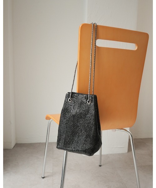 「CURI BISCUI」 2WAYバッグ FREE シルバー レディース_画像7