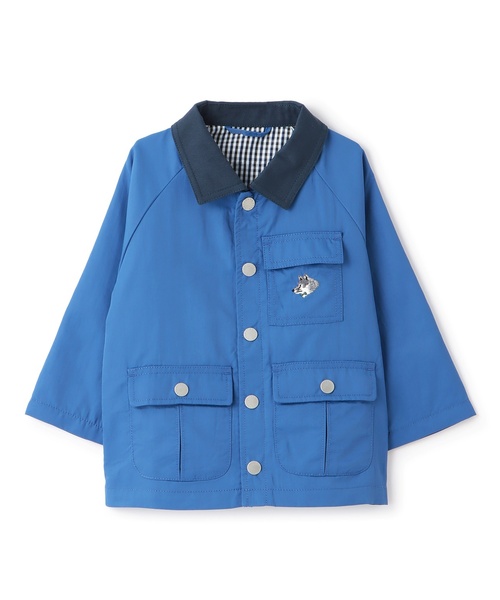 ブルゾン アウター オオカミ刺しゅうハンティングジャケット「撥水」 キッズ 子供服 男の子の画像