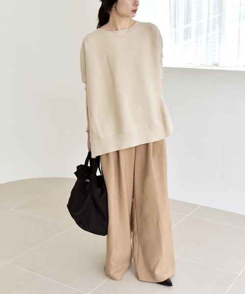 「quaranciel」 長袖ニット ONE SIZE ナチュラル レディース_画像2