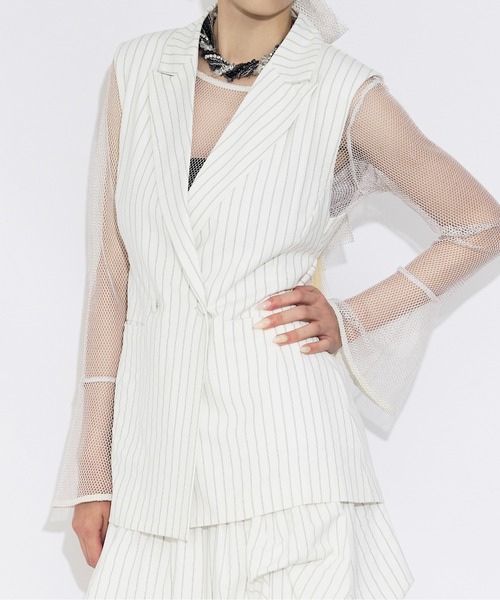 「Ezick」 ベスト FREE ブラック系その他 レディース_画像2