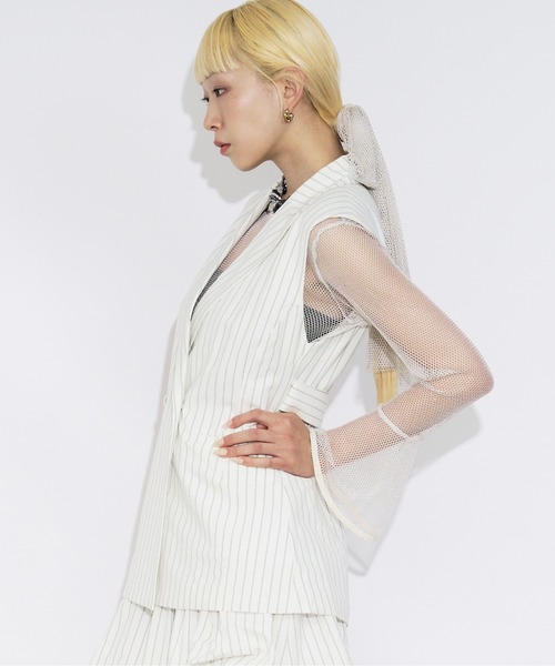 「Ezick」 ベスト FREE ブラック系その他 レディース_画像3