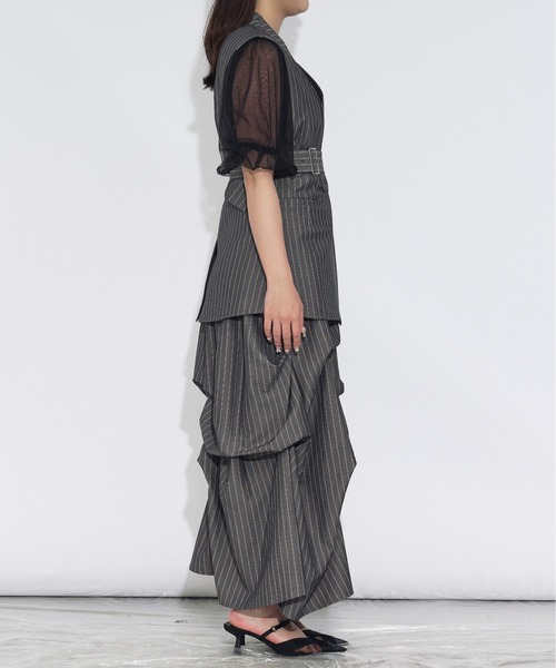 「Ezick」 ベスト FREE ブラック系その他 レディース_画像6