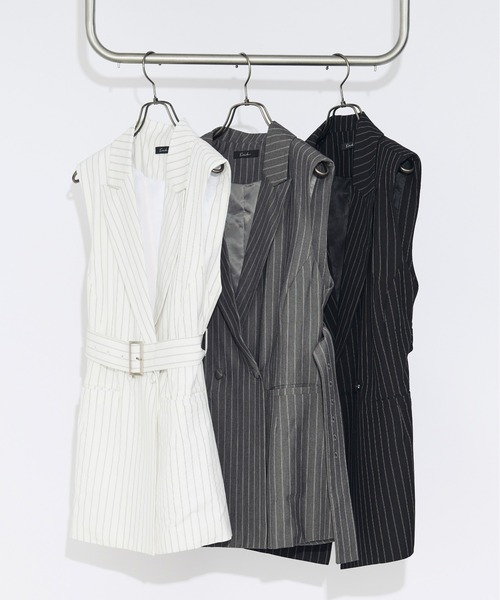 「Ezick」 ベスト FREE ブラック系その他 レディース_画像7