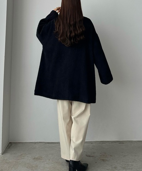 「callautia」 ステンカラーコート LARGE ブラウン レディース_画像5