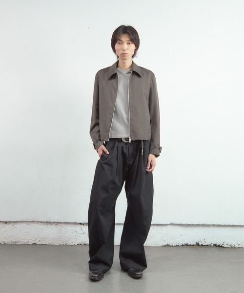 NVRFRGT（ネヴァーフォーゲット） ワイドパンツ パンツ 2TUCKED CURVED