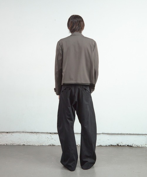 NVRFRGT（ネヴァーフォーゲット） ワイドパンツ パンツ 2TUCKED CURVED