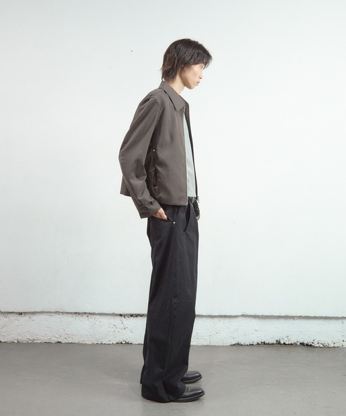 NVRFRGT（ネヴァーフォーゲット） パンツ 2TUCKED CURVED LEG TROUSERS