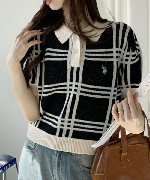 U.S. POLO ASSN.（ユーエスポロアッスン） ポロシャツ ポロ 「Ada.別注