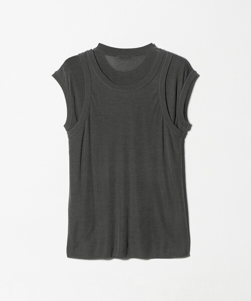 新品ATON エイトン ノースリーブ ATON（エイトン） tシャツ 「ATON/エイトン」FRESCA SINGLE JERSEY