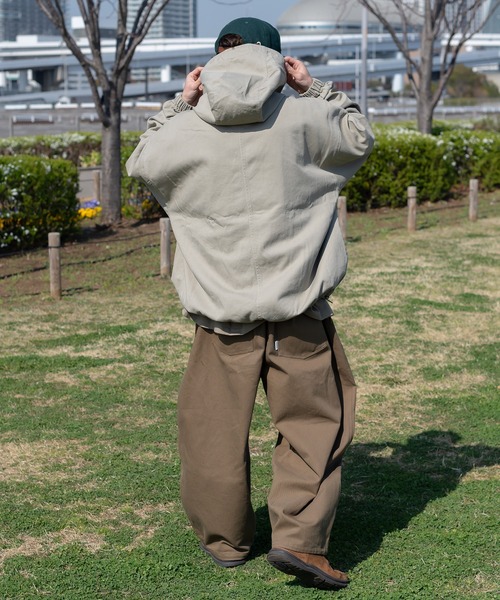 「Perushu」 ブルゾン MEDIUM ネイビー メンズ_画像6