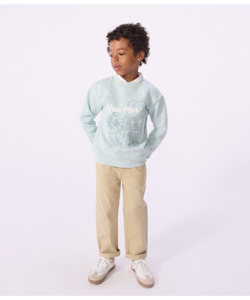 PETIT BATEAU（プチバトー） パンツ サージ織パンツ キッズ 子供服