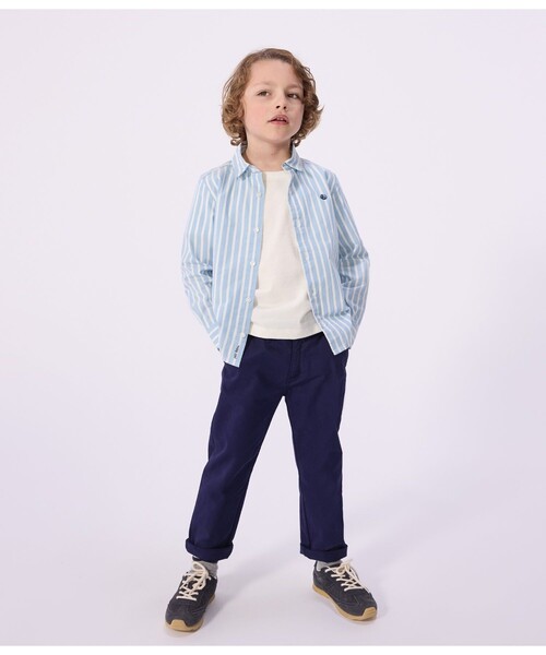 PETIT BATEAU（プチバトー） パンツ サージ織パンツ キッズ 子供服