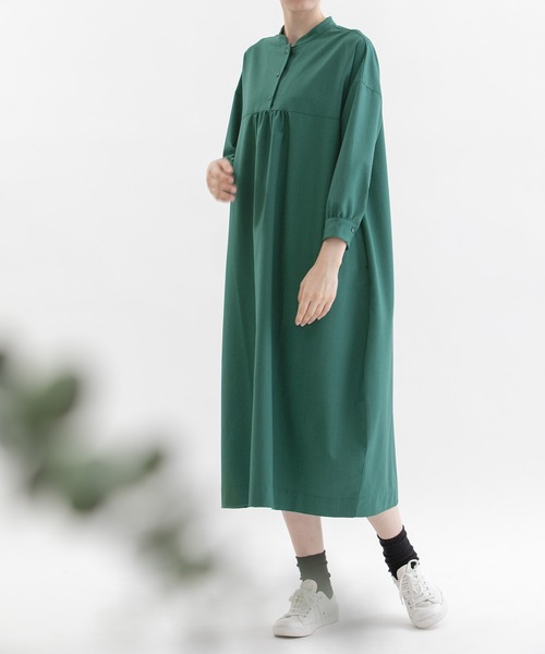 「nop de nod」 長袖ワンピース 3 グレー レディース_画像3