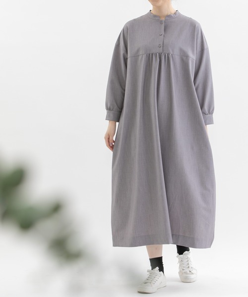 「nop de nod」 長袖ワンピース 3 グレー レディース_画像9