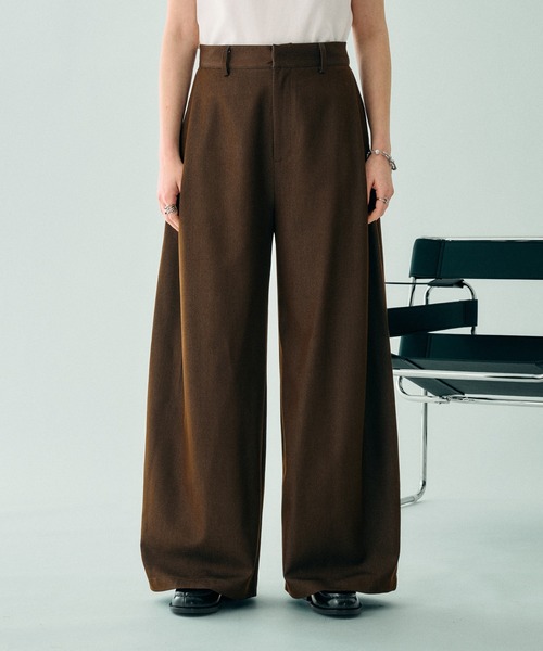 selle glant（セレグランテ） ワイドパンツ スラックス DUNGAREE