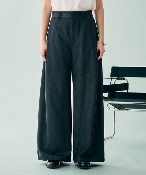 selle glant（セレグランテ） ワイドパンツ スラックス DUNGAREE