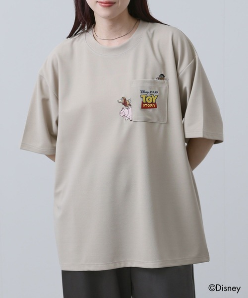 Disney（ディズニー） tシャツ PIXAR / トイ・ストーリー ポケット刺繍