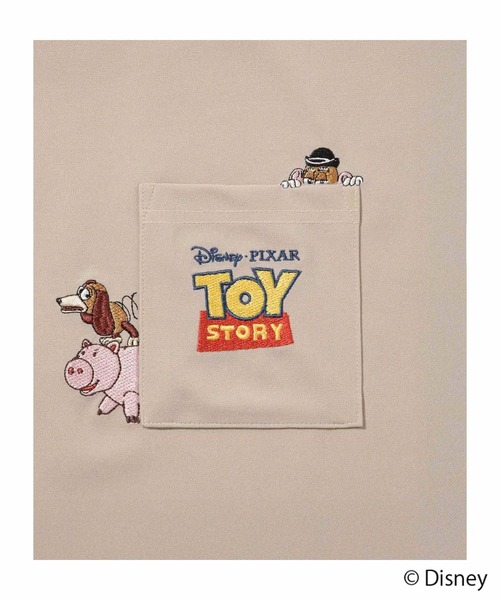 Disney（ディズニー） tシャツ PIXAR / トイ・ストーリー ポケット刺繍