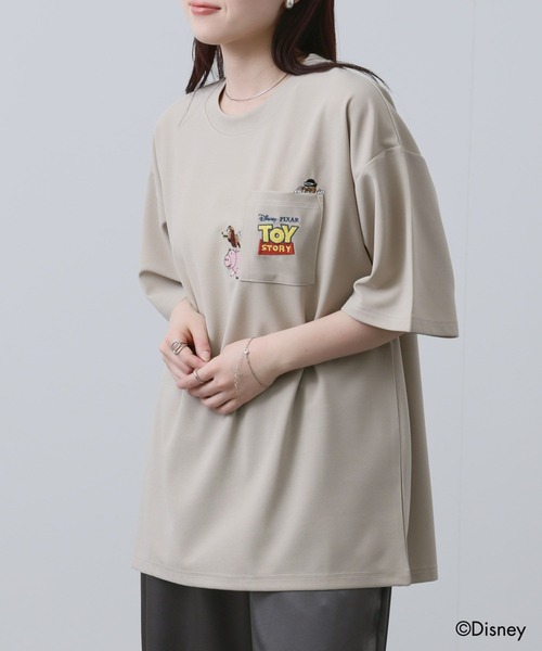 Disney（ディズニー） tシャツ PIXAR / トイ・ストーリー ポケット刺繍