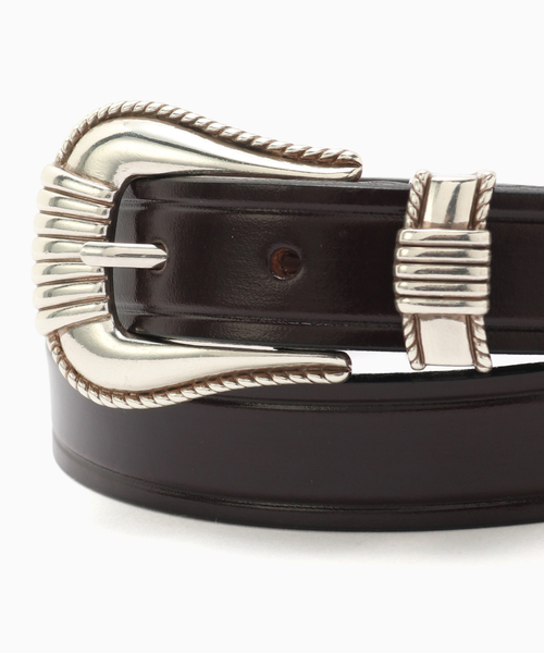 小物 TORY LEATHER 3-Piece Silver B BELT TORY LEATHER（トリーレザー） ベルト 3-Piece Silver B BELT メンズ