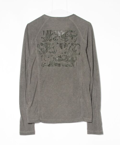 「ERMANNO SCERVINO」 長袖Tシャツ 36 グリーン メンズ_画像2