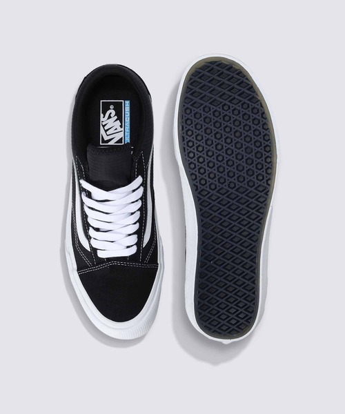「VANS」 ローカットスニーカー 6 ブラック×ホワイト メンズの画像