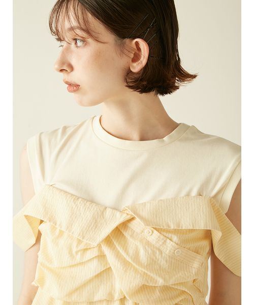LILY BROWN（リリーブラウン） ノースリーブブラウス ONE SIZE 