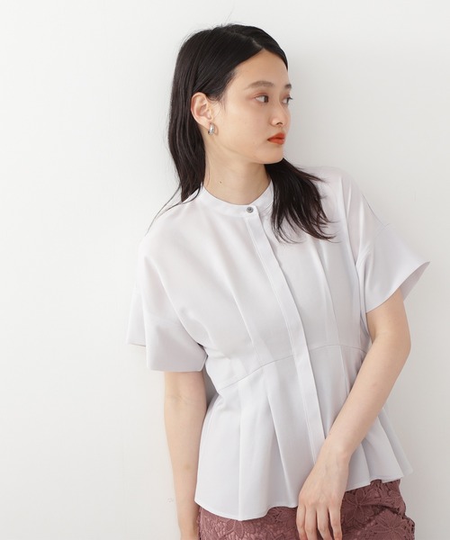 「N.(N. Natural Beauty Basic)」 半袖ブラウス MEDIUM イエロー レディース_画像4
