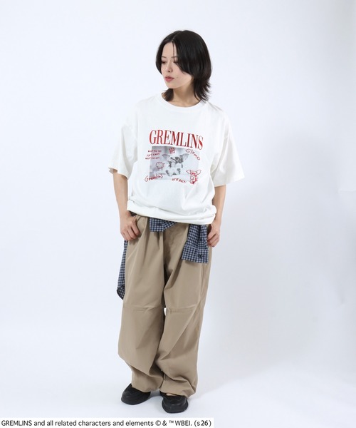 tシャツ GREMLINS（グレムリン）GIZMO ギズモ フォトプリント＆刺繍