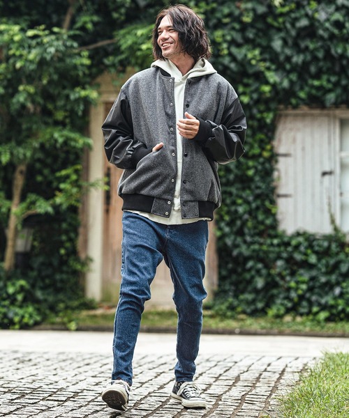 「CAMBIO」 スキニーデニムパンツ M ブラック メンズの画像
