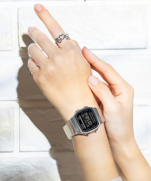 CASIO（カシオ） デジタル腕時計 FREE シルバー メンズ : ZOZOTOWN