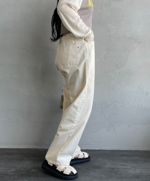 Danton（ダントン） デニムパンツ 38 ブルー レディース : ZOZOTOWN