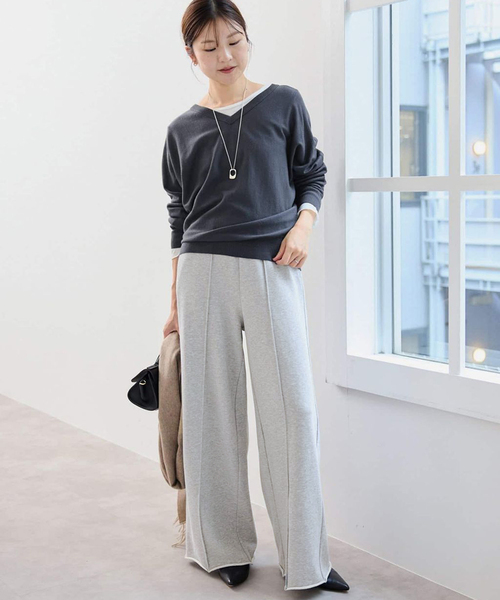 「SLOBE IENA」 パンツ 36 グレー レディース_画像9