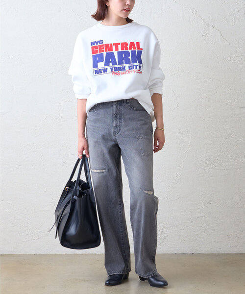 「GALLARDAGALANTE」 デニムパンツ 0 グレー レディース_画像9
