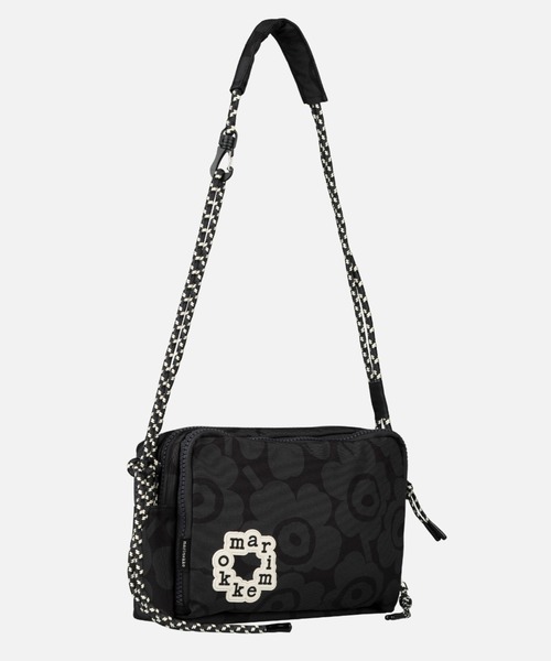 marimekko kioski ブラック　ショルダーバッグ marimekko（マリメッコ） ショルダーバッグ バッグ 「kioski」Kavari