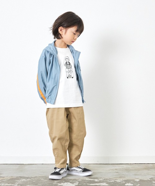 「MAKE YOUR DAY」 「KIDS」長袖カットソー 100 オフホワイト キッズ_画像4