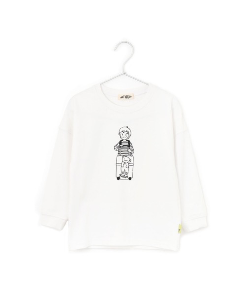 「MAKE YOUR DAY」 「KIDS」長袖カットソー 100 オフホワイト キッズ_画像7
