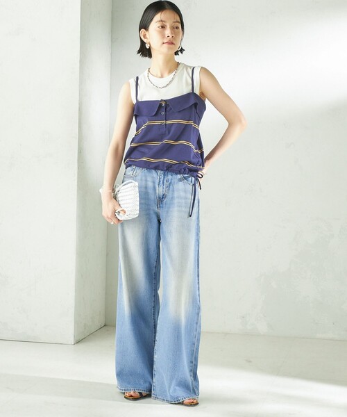 SHIPS（シップス） キャミソール 「SHIPS別注」crinkle crinkle
