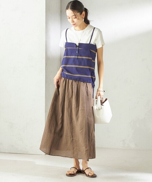 SHIPS（シップス） キャミソール 「SHIPS別注」crinkle crinkle