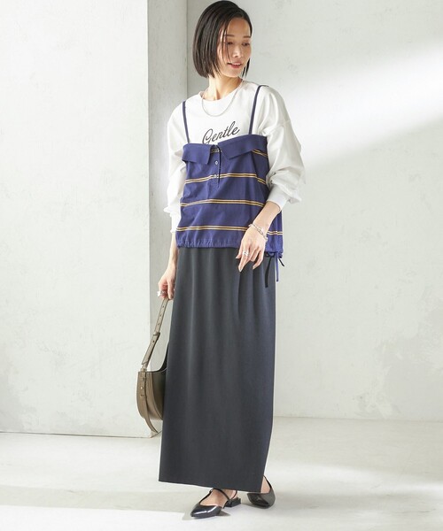 クリンクル crinkle polo cami ポロキャミ SHIPS（シップス） キャミソール 「SHIPS別注」crinkle crinkle