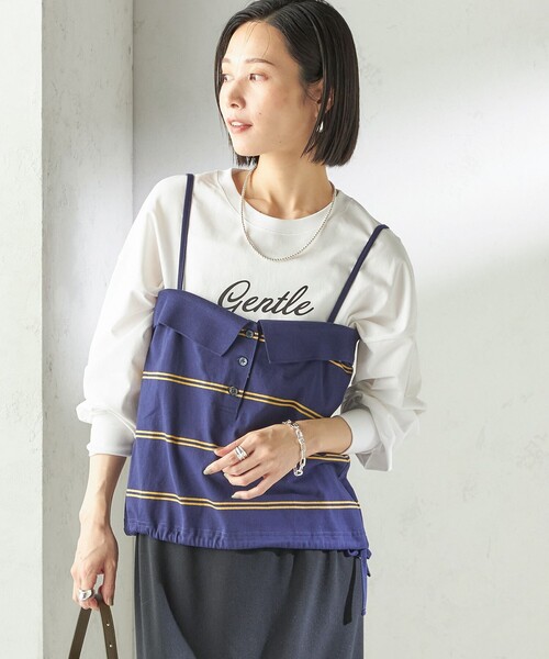 SHIPS（シップス） キャミソール 「SHIPS別注」crinkle crinkle