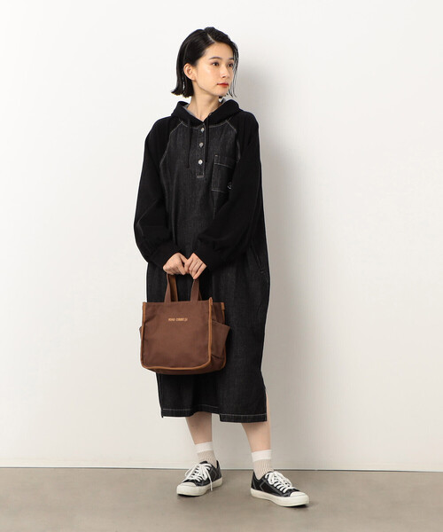 「MONO COMME CA」 ハンドバッグ FREE グレー レディース_画像6
