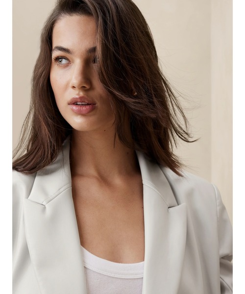 「BANANA REPUBLIC FACTORY STORE」 ジャケット M ベージュ レディース_画像4